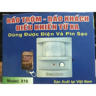 [DÙNG ĐƯỢC ĐIỆN VÀ PIN] BÁO KHÁCH BÁO TRỘM ĐIỀU KHIỂN REMOTE