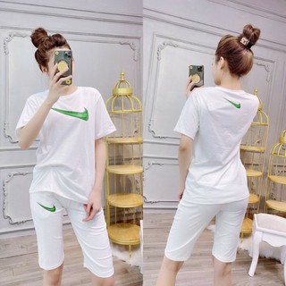 Bộ Đồ Nữ Lửng Thun Cotton Cao Cấp Siêu Thời Trang