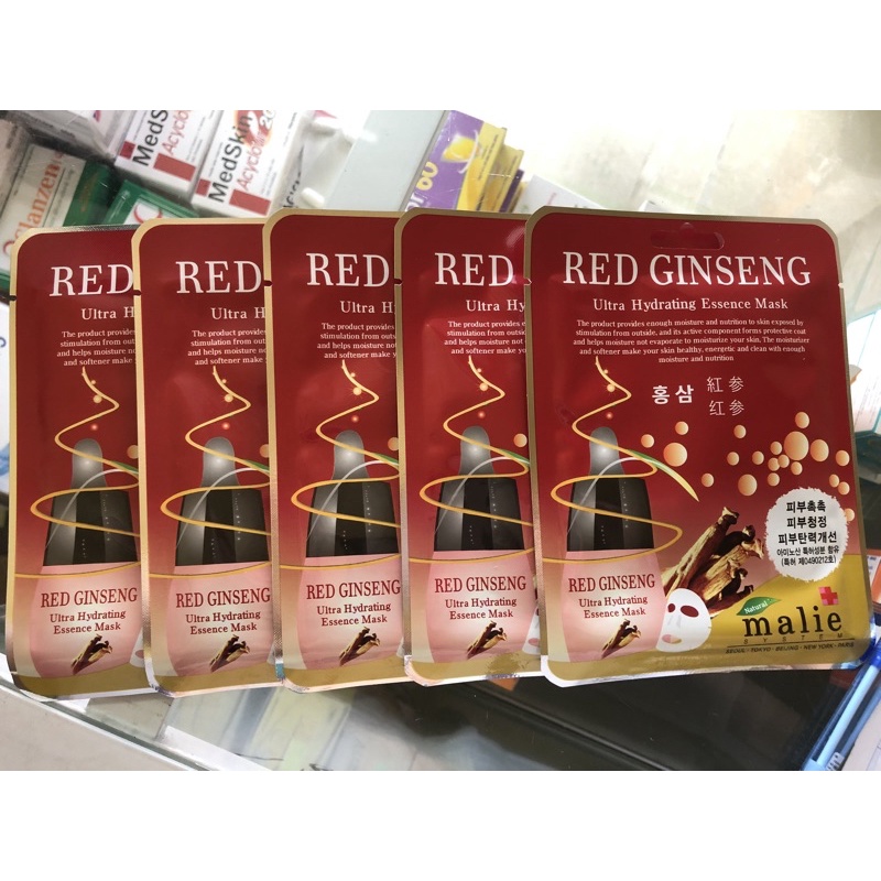 Miếng mặt nạ Red Ginseng Hàn Quốc