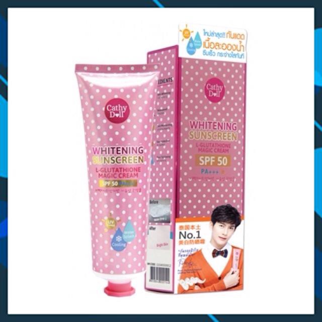 KEM CHỐNG NẮNG MAKE UP BODY WHITENING SUNSCREEN – CATHY DOLL 138ml