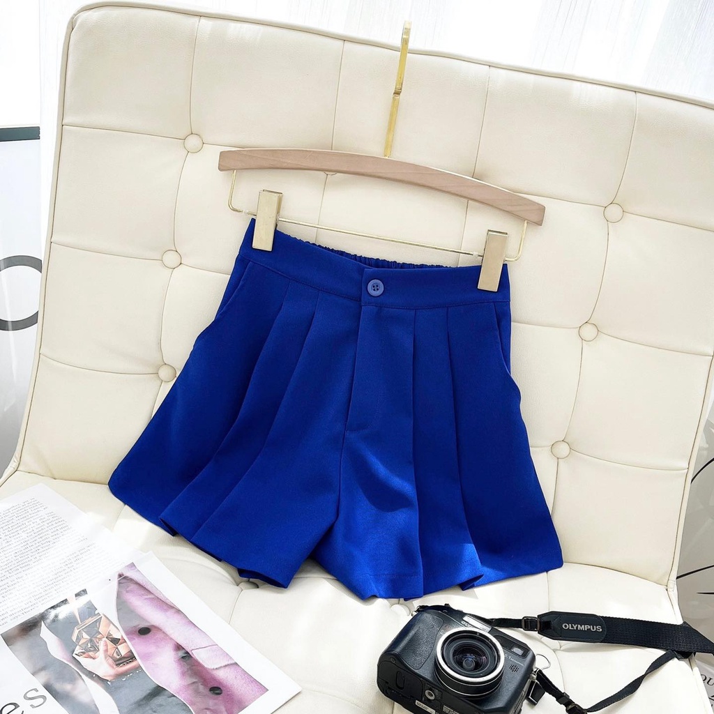 [HÀNG THIẾT KẾ CAO CẤP] Quần Short Lưng Thun Xếp Li Nhiều Màu Chất Cotton