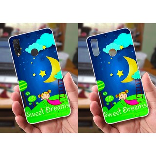 Ốp lưng Huawei Nova 3i (dẻo viền trắng trong) - Hình Cartoon