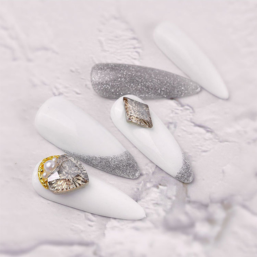 [Hàng mới về] Hộp Kim Sa Trang Trí Móng Tay Nghệ Thuật Lấp Lánh Nhiều Hình Dáng Tùy Chọn