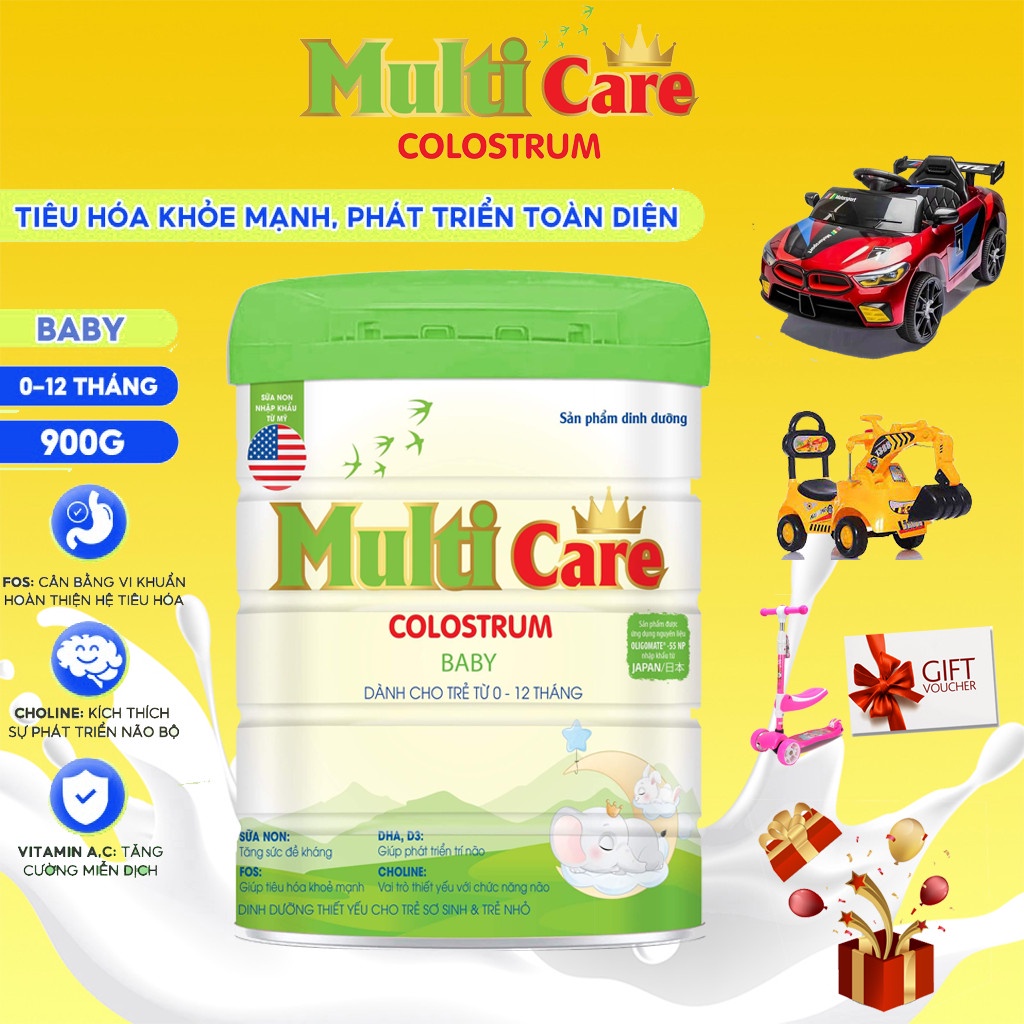 Sữa Công Thức Pha Sẵn Cho Bé Multi Care Baby Giúp Trẻ Ăn Ngon Miệng Tăng Cân Đều Khỏe Mạnh , Bé Khoẻ Mẹ Vui