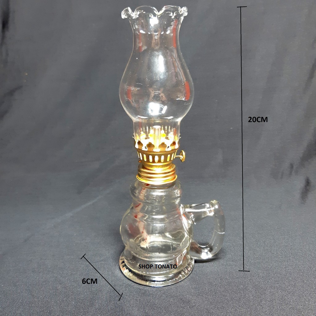 ĐÈN DẦU A2 TRẮNG CAO 20CM