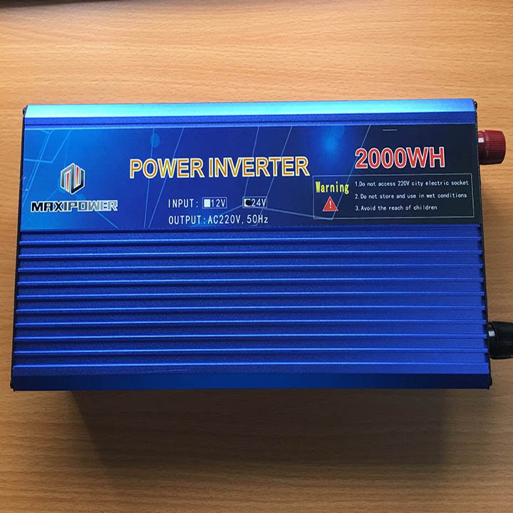 Máy đổi nguồn điện công suất 2000W Từ 24V sang 220V