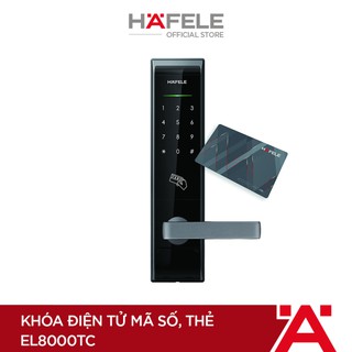 Khóa điện tử HAFELE mã số+thẻ EL8000TC/ 912.05.359 - 912.05.359 Xuất xứ Hàn Quốc