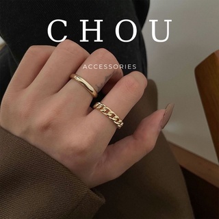 Set 2 Nhẫn Retro | CHOU ACCESSORIES |