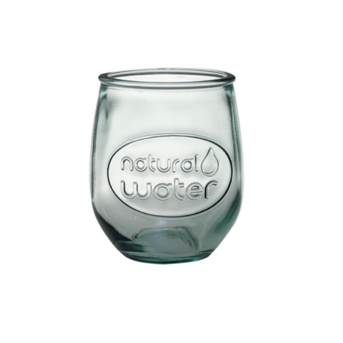 Item V2388 - Ly thủy tinh tái chế VSM VASO WATER OVALADO - 400ml