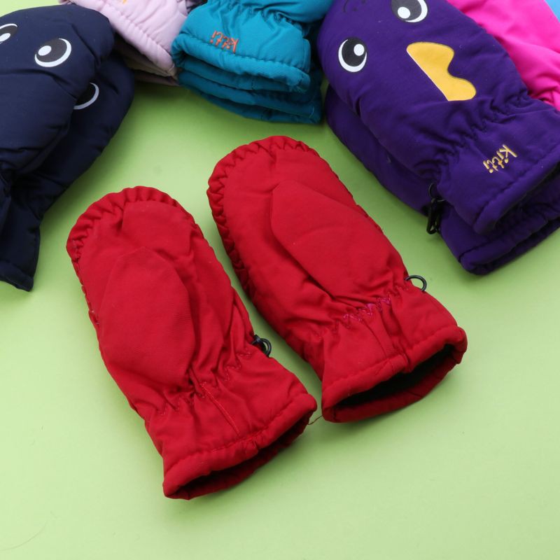 Găng tay xinh xắn ấm áp chống thấm nước ngoài trời cho bé 2-5 tuổi mùa đông