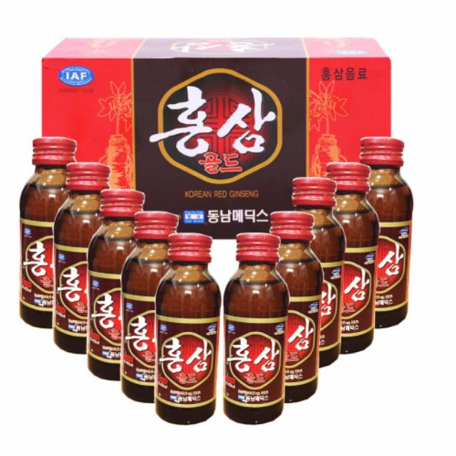 SÂM HOÀNG DIỆU -  Nước uống hồng sâm Dongnam hộp 10 chai x 100ml | BigBuy360 - bigbuy360.vn