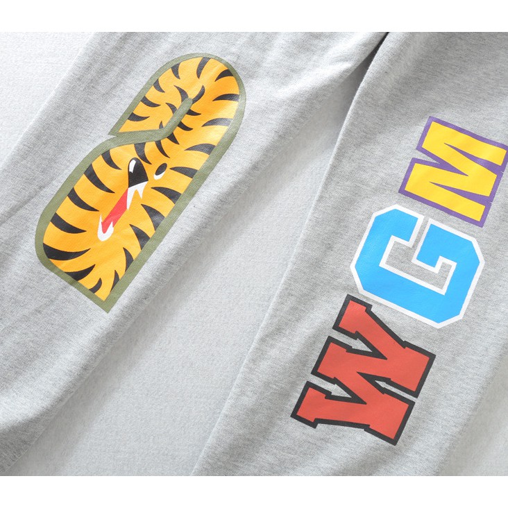 Quần Dài Họa Tiết Cá Mập BAPE Thời Trang Cho Nam Và Nữ