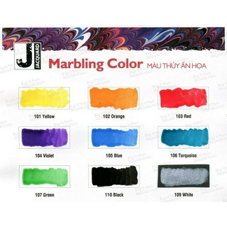 [ TAIPOZ ] - MÀU THỦY ẤN HỌA (MARBLING COLOR) JACQUARD