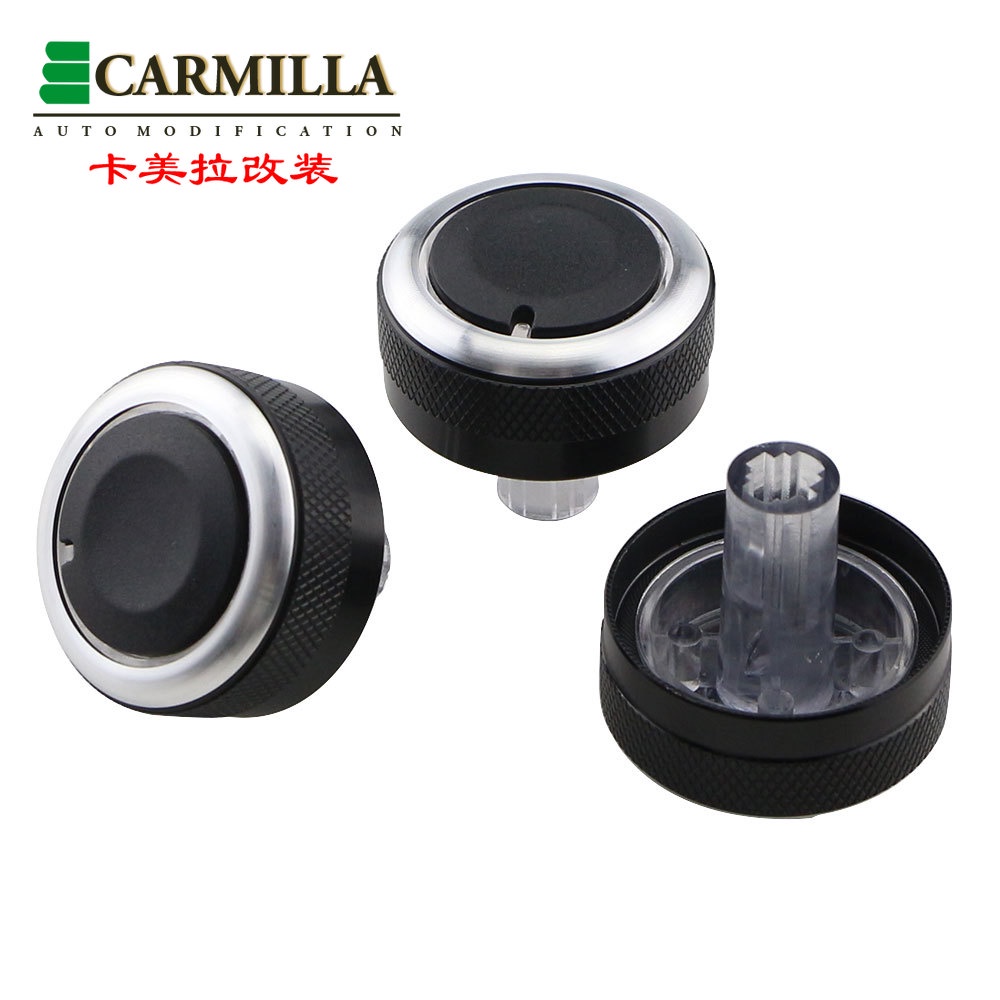 Set 3 Vỏ Bọc Núm Vặn Điều Hòa Xe Hơi Cho Perodua Viva Acc