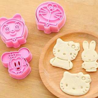Khuôn cookie hoạt hình set 2c