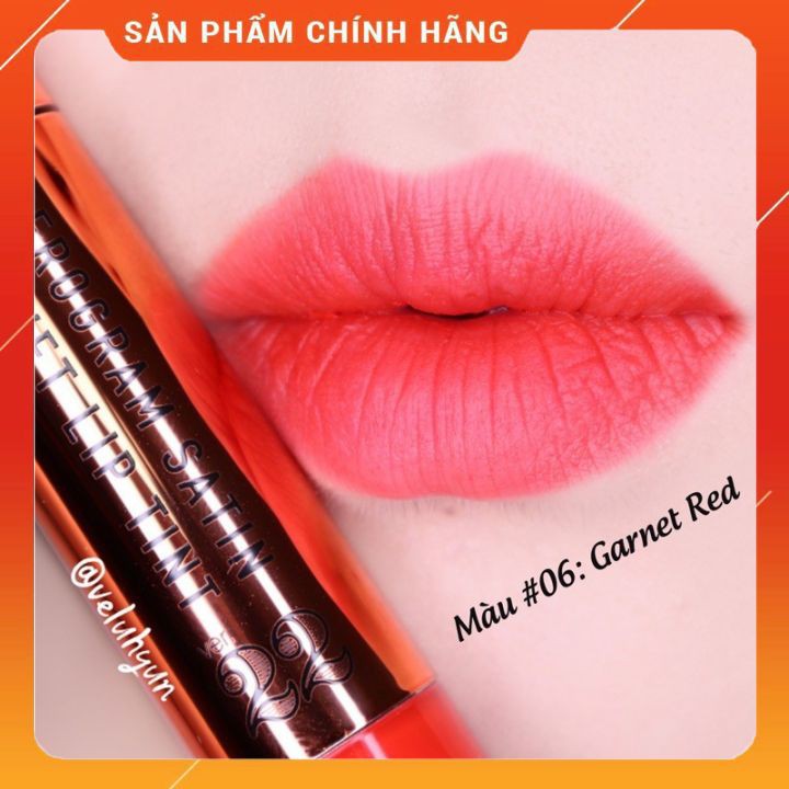 [ 2021] Son Kem Lì Chosungah 22 Zerogram Satin Velvet Lip Tint | WebRaoVat - webraovat.net.vn