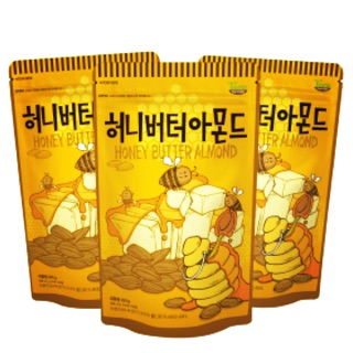 [SET3P] 3 GÓI HẠNH NHÂN TẨM MẬT ONG BƠ HÀN QUỐC ( HONEY BUTTER ALMOND)
