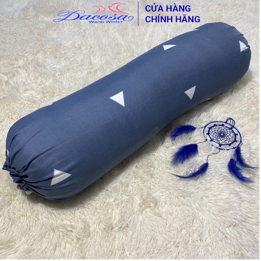 Vỏ gối ôm cotton poly thoáng mát size 35x100