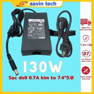 Sạc Laptop Dell 19.5V 6.7A 130W Slim savintech - sạc máy tính dell cao cấp bảo hành 12 tháng