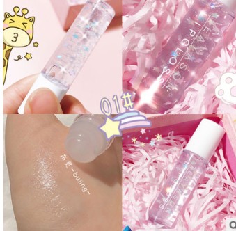 BeautyBigBang Son bóng dưỡng ẩm màu trong suốt ánh ngọc trai xinh xắn