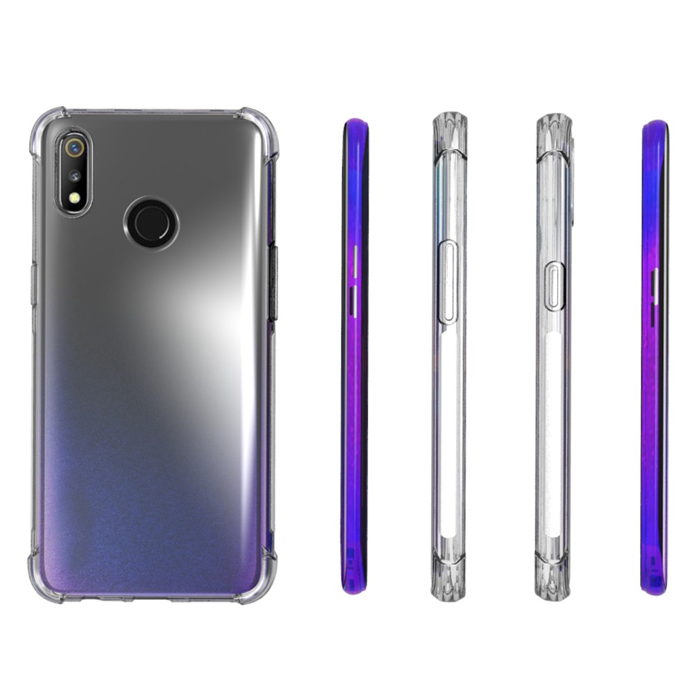 Ốp điện thoại nhựa TPU trong suốt hỗ trợ giảm sốc tốt cho Realme C1 C2 U1 2 3 X XT 6i 5i 5s 5 Pro | BigBuy360 - bigbuy360.vn