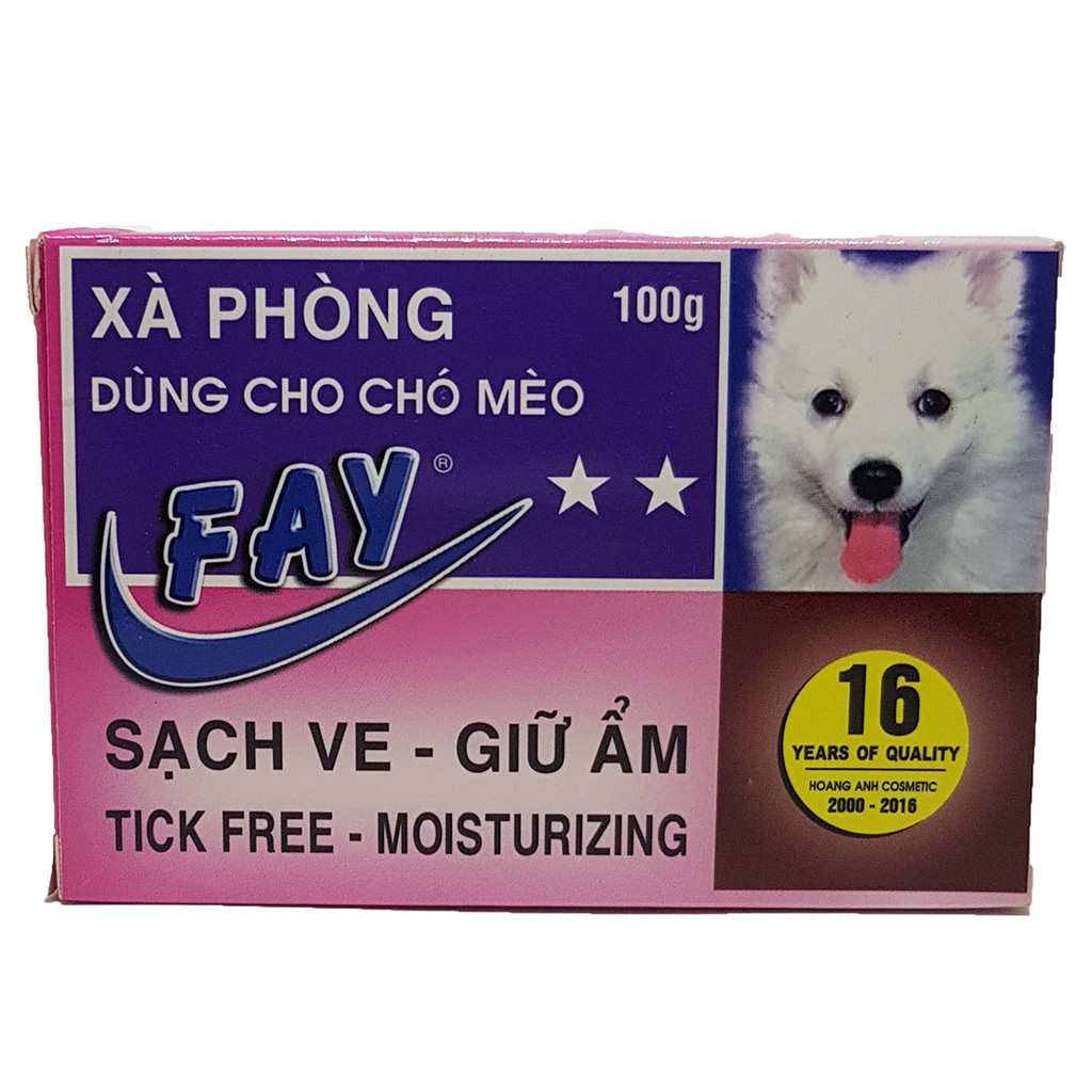 Xà Bông Cục Tắm Chó Mèo Mượt Lông