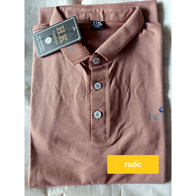 Áo thun nam big size cổ bẻ vải cotton tối đa 150kg | BigBuy360 - bigbuy360.vn