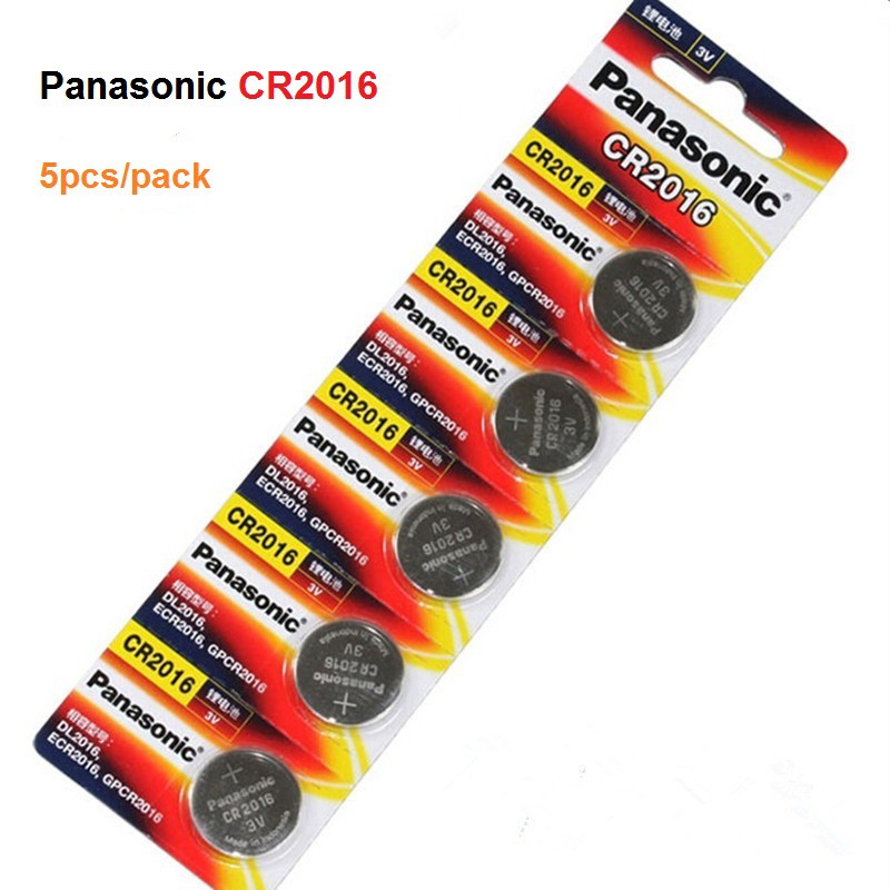 Pin cúc Panasonic CR2016 vỉ 5 viên