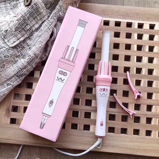 [máy làm tóc xoăn tư động 360 độ vivid & vogue - máy uốn tóc xoăn giả sóng cao cấp