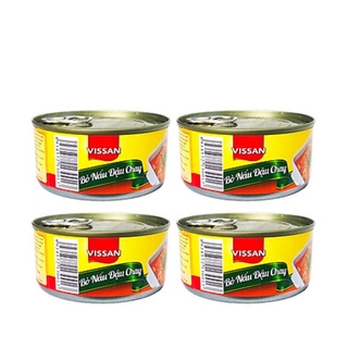 Combo 4 bò nấu đậu chay vissan 170g date 2027 - 458