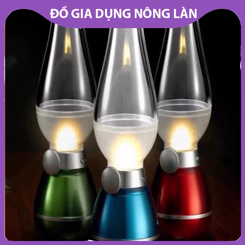 Đèn dầu cảm ứng điện tử LED thổi tắt khi bật NL Shop