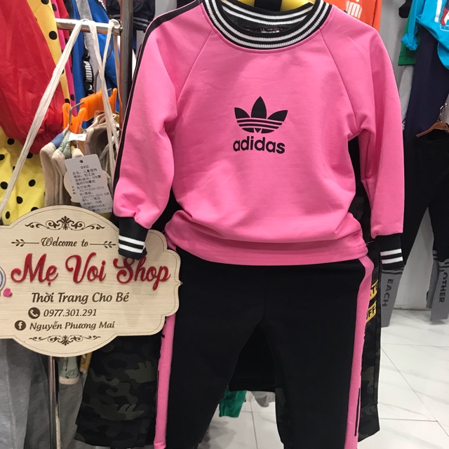 Bộ adidat cho bé gái