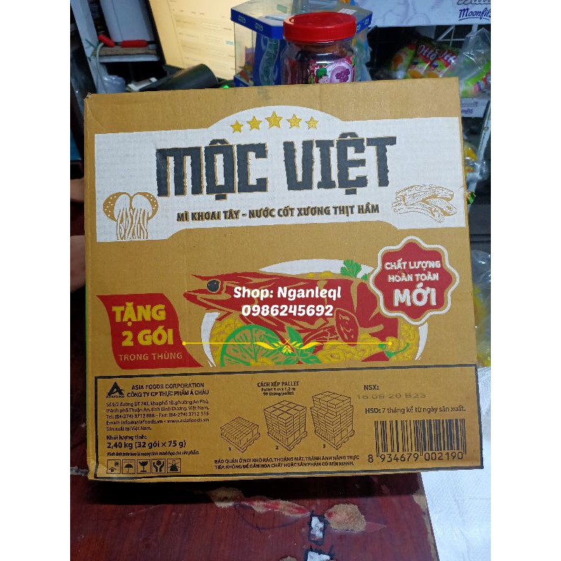 (10 Gói) Mì Mộc Việt gói 75g