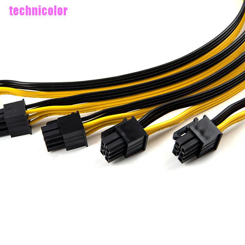 Dây cáp chia nguồn 6 pin TCMY S7 S9 sang 5X PCI-E PCIe S11 TCCC | BigBuy360 - bigbuy360.vn
