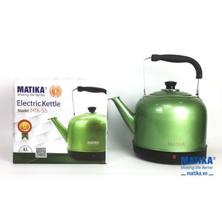 ẤM ĐUN SIÊU TỐC ĐẾ LIỀN MATIKA MTK-55 5.0 LÍT