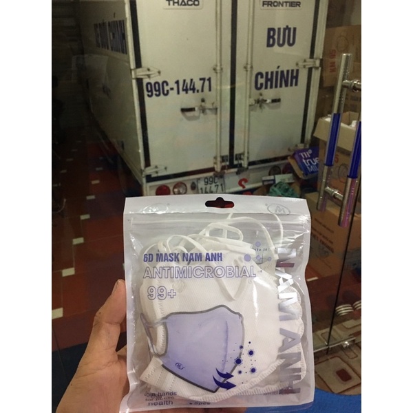 Set 5 chiếc khẩu trang 6D Nam Anh Famapro chính hãng