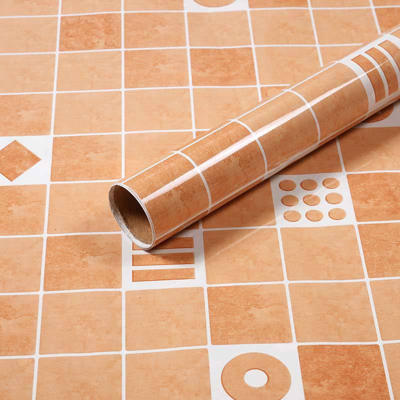 Decal dán bếp tráng nhôm cách nhiệt mẫu ô họa tiết  khổ 60cm keo sẵn