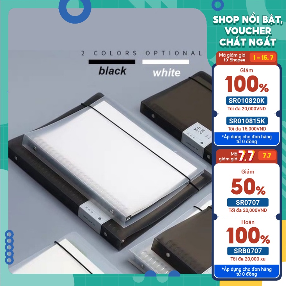 Ruột sổ A5, A4 kẻ ngang , ô vuông, Vỏ sổ còng A5, A4