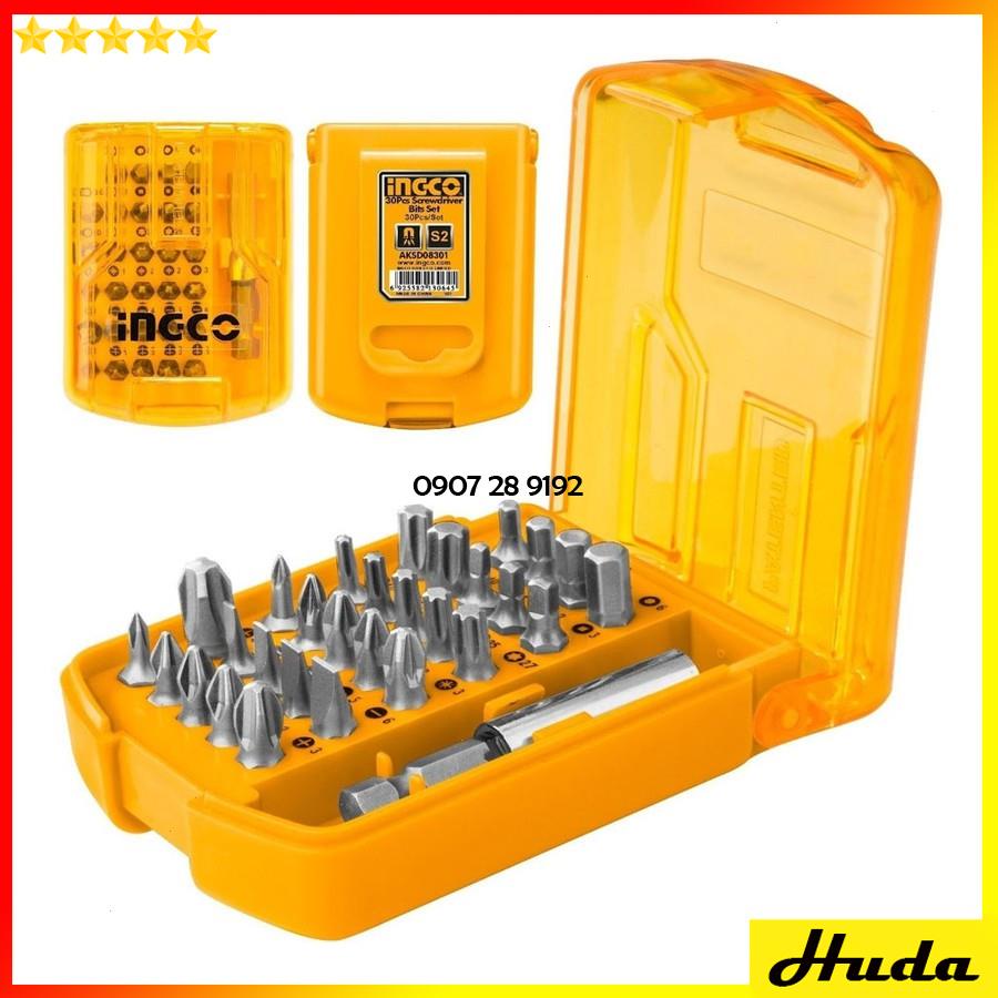 25mm Bộ 30 mũi bắt vít đa năng - Bộ 30 đầu nối và mũi bắt vít đa năng Total Ingco 1234