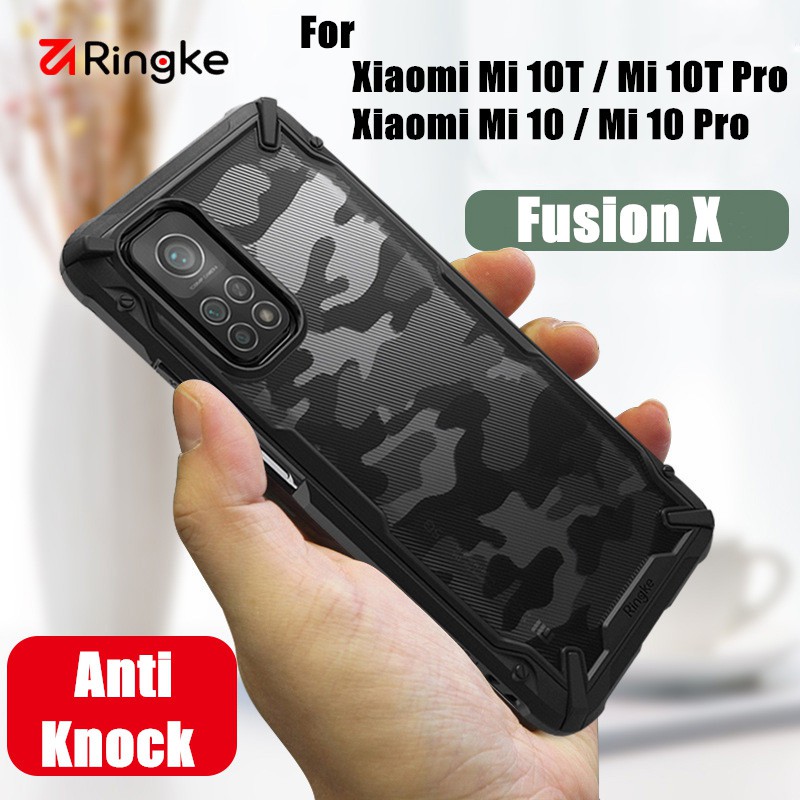 Ốp TPU mềm Ringke Fusion-X chính hãng dành cho Xiaomi Mi 10T/Mi 10T Pro/Mi 11/Mi11