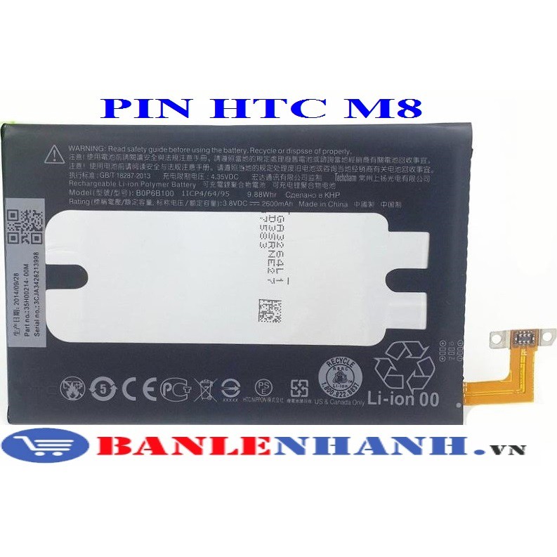 PIN HTC M8