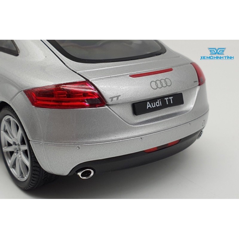 Xe Mô Hình Audi Tt Coupe 1:24 Welly (Bạc) Mã 22478S