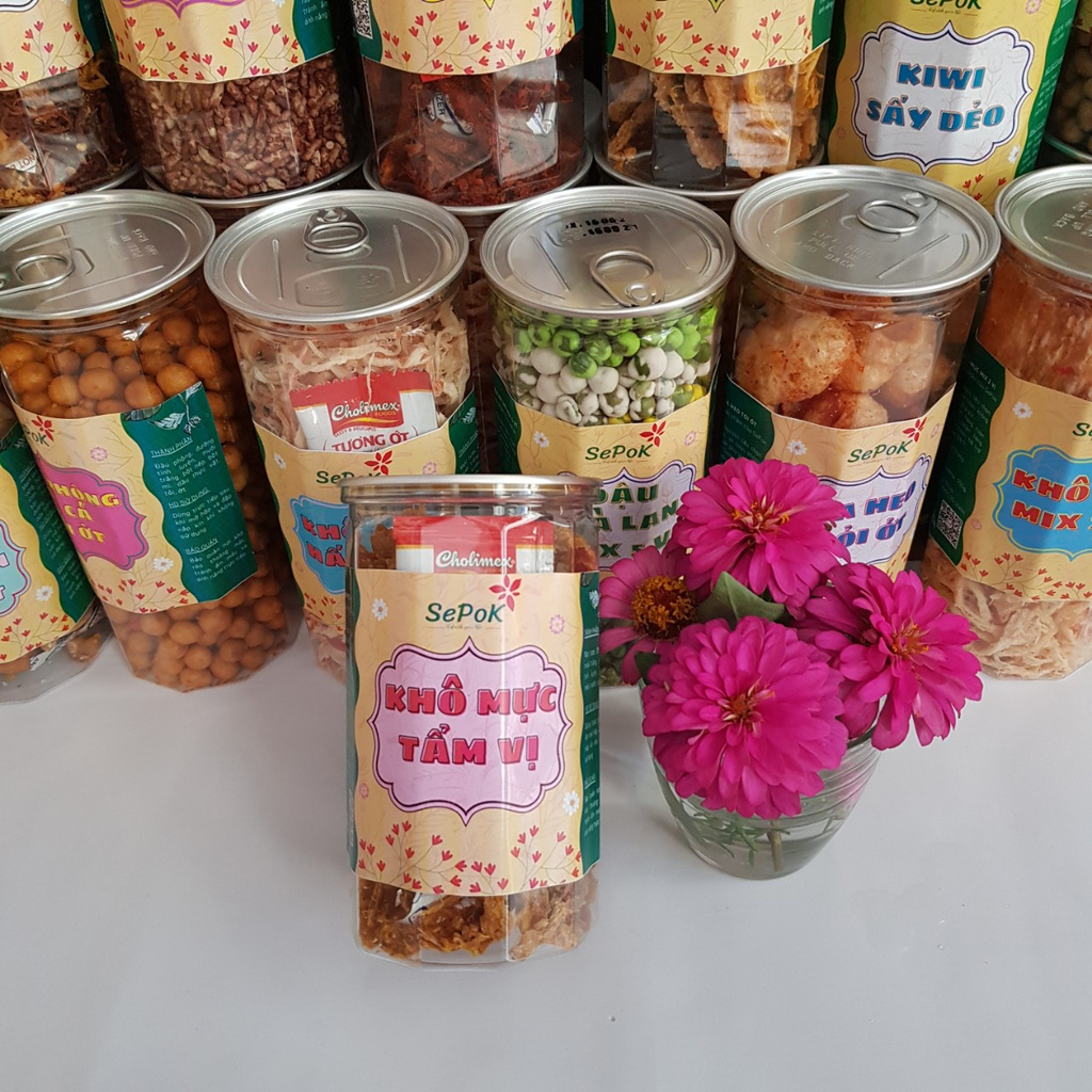 Khô Mực Xé Tẩm Vị - 250g - SePok | BigBuy360 - bigbuy360.vn