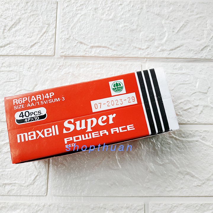 Pin AA Maxell Hộp 40 Pin - Pin Không Sạc Được