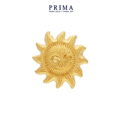PRIMA Bông Tai Vàng 24K - Mặt Trời (Chuôi+ Chốt 18k) - ( 1 chiếc) - BST Mono Chic - 111E3772