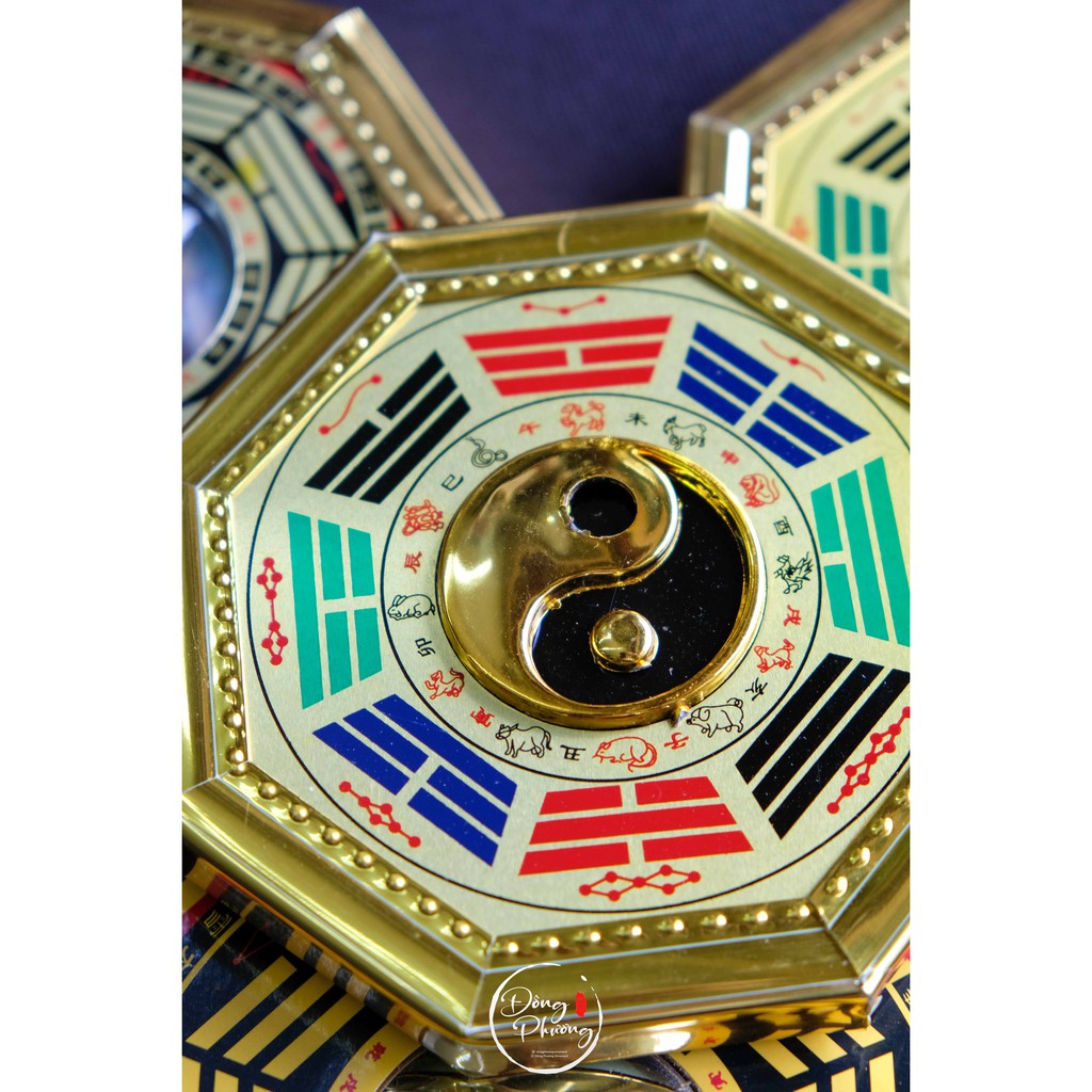 Bát Quái Ông Hổ Phong Thuỷ - Bát Quái Âm Dương - Gương Phản Chiếu treo trước cửa gia đình