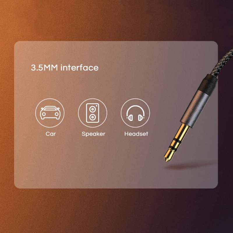 Dây cáp chuyển đổi âm thanh tai nghe 3.5mm 0.5M-1.5M / 1.6Ft-4.92Ft chất lượng cao