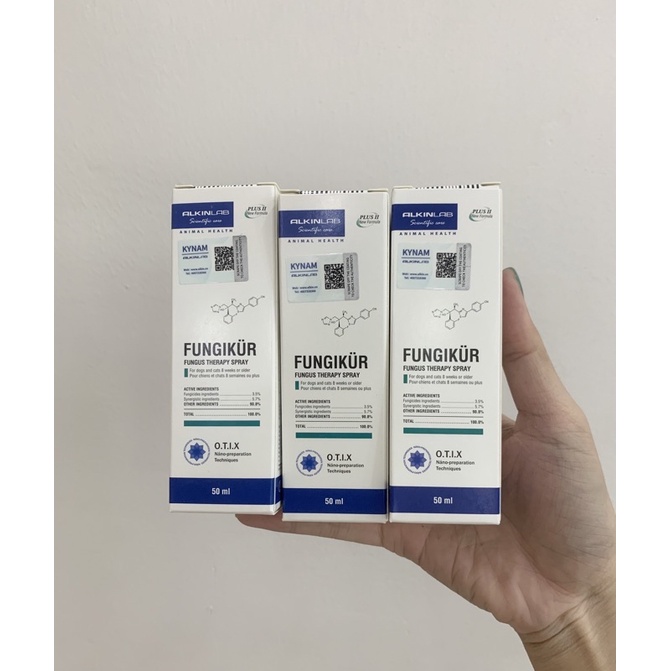 Xịt nấm Fungikur cho thú cưng