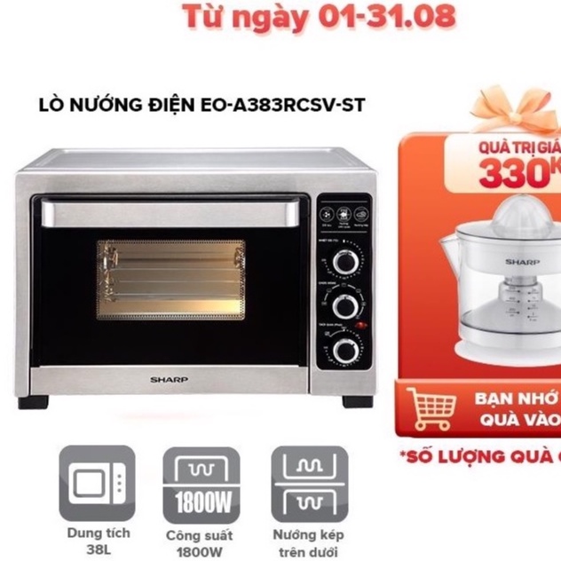 Lò Nướng Điện Sharp EO-A383RCSV-ST 38L