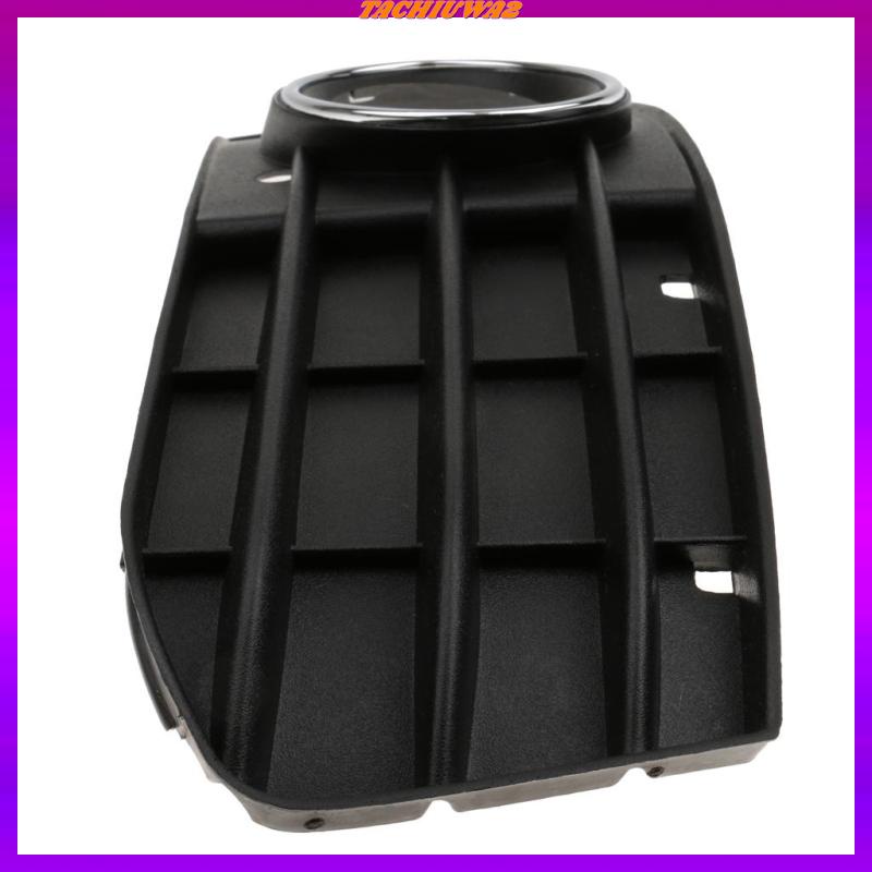 Set 2 Khung Lưới Bảo Vệ Đèn Sương Mù Phía Trước + Chrome Cho Audi A4 A4L B8 2009-12